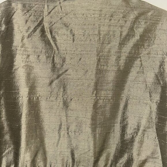 St. John Sport by Marie Green Long Sleeve Button Down Tie Waist Jacket Top Sz P - Picture 7 of 11